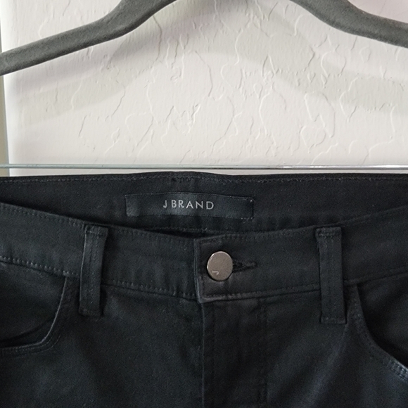 JBrand Maria High Rise Black Coated Jeans - Picture 3 of 6